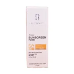 تیوب فلوئید ضدآفتاب رنگی بیزانس SPF50 شماره ۴۰ برنز — نمای جلو