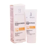 تیوب و جعبه فلوئید ضدآفتاب رنگی بیزانس SPF50 شید ۲۰ بژ طبیعی