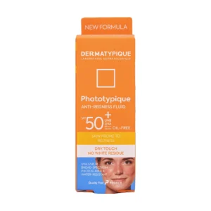 جعبه فلوئید ضد آفتاب پوست قرمز و حساس SPF50+ درماتیپیک - نمای جلو