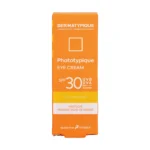 جعبه کرم ضد آفتاب دور چشم SPF30 درماتیپیک - نمای جلو بسته‌بندی
