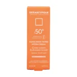 جعبه کرم ضد آفتاب رنگی هیدرا رز بژ درماتیپیک SPF50+ - نمای جلو بسته‌بندی