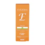 جعبه کرم ضد آفتاب بی‌رنگ اویدرم اویسان SPF 50+ مخصوص پوست چرب - نمای جلوی بسته‌بندی