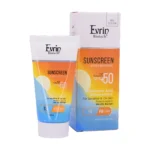 تیوب و جعبه کرم ضد آفتاب SPF50 اورین در کنار هم