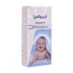 جعبه شامپو بچه ایروکس با تصویر نوزاد و حجم ۲۰۰ گرم - نمای جلو