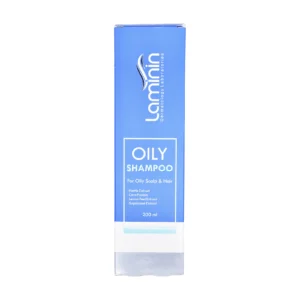 جعبه شامپو موهای چرب لامینین ۲۰۰ میلی‌لیتر - نمای جلو بسته‌بندی