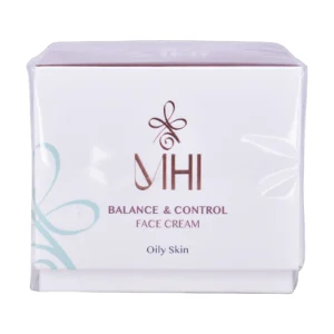 جعبه کرم صورت Balance & Control ام اچ آی مخصوص پوست چرب - نمای جلو بسته‌بندی
